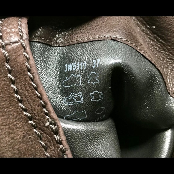 Prada Boots Brown Leather Wedges - Picture 10 of 10